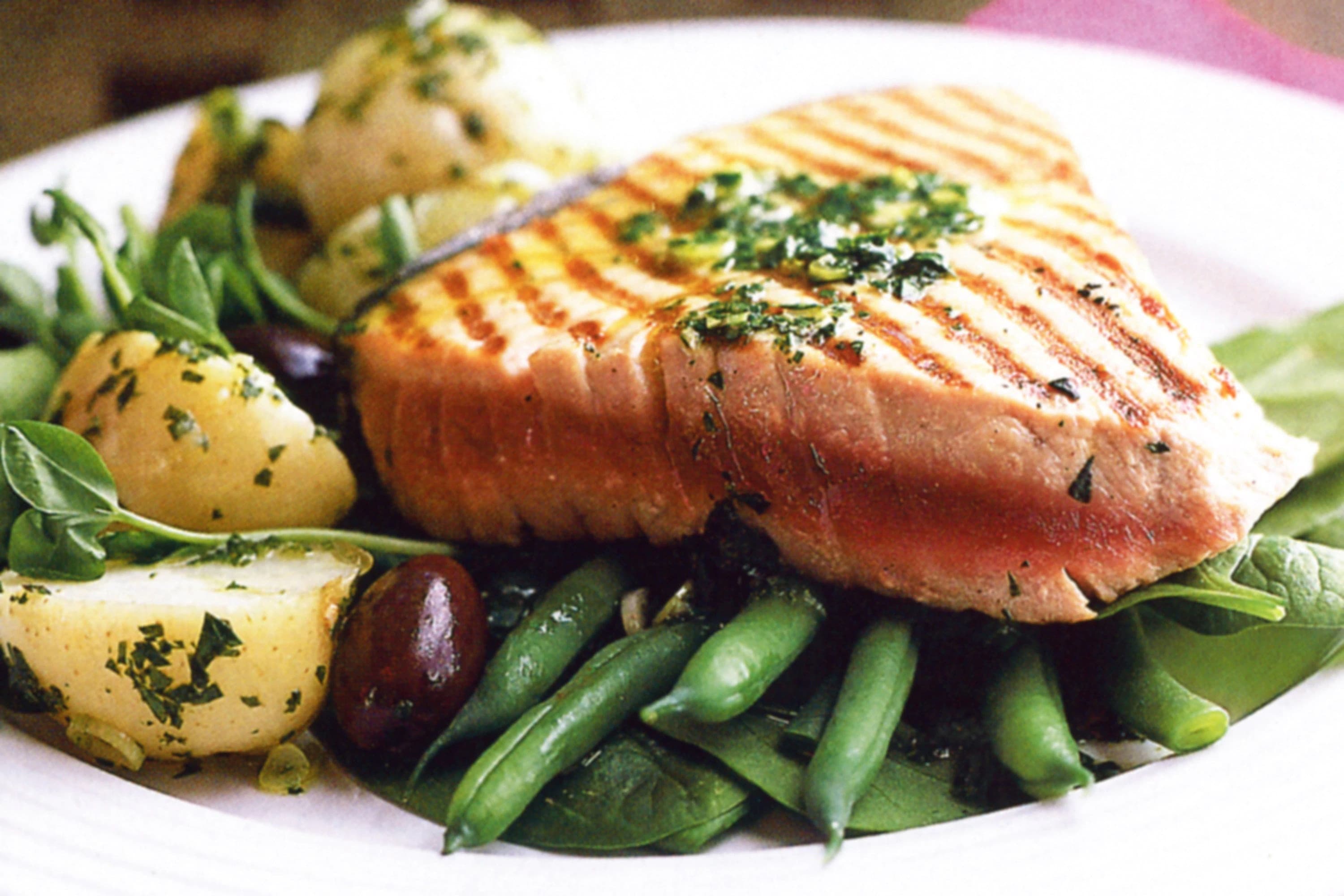 Grilled Pacific Salmon