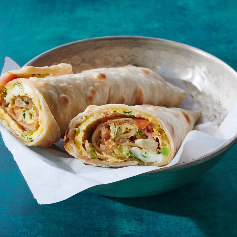 Chapati Wraps with Minced Beef