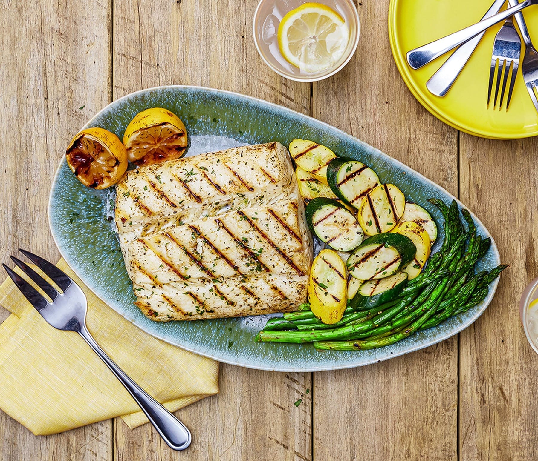 Grilled Red Snapper Fillet